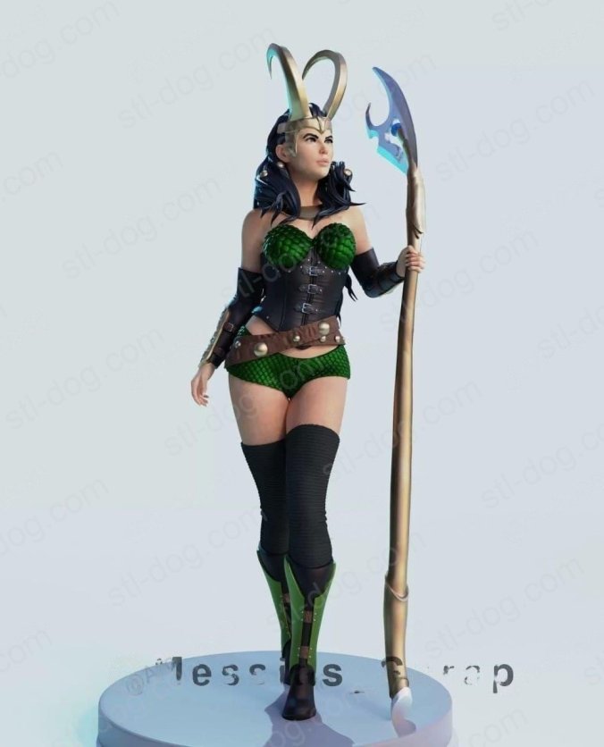 女洛基i 3D打印图纸